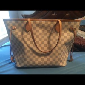 Louis Vuitton Neverfull MM Azur