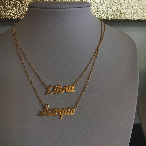 Zodiac necklaces-VIRGO, ARIES & CANCER available!