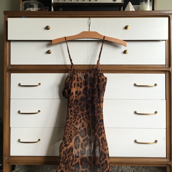Unif leopard chiffon blouse - Picture 4 of 4