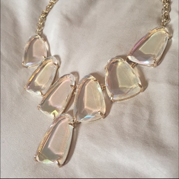 *sold* Kendra Scott Clear iridescent Harlow - Picture 3 of 3