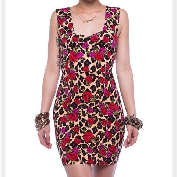 Ironfist leopard garden dress