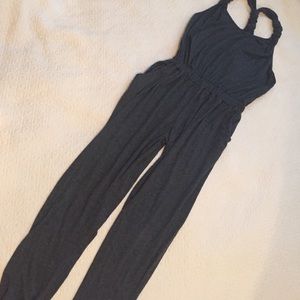 Charcoal gray jumpsuit