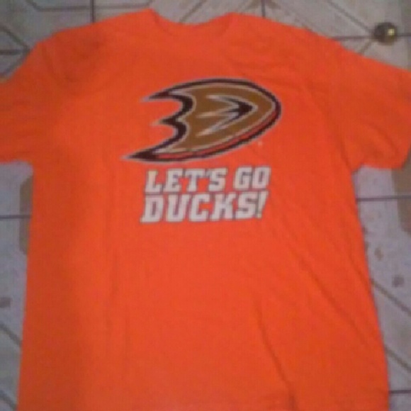 ducks hockey T shirt ORANGE