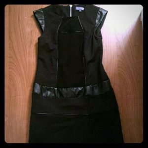 Cute form fitting black dress