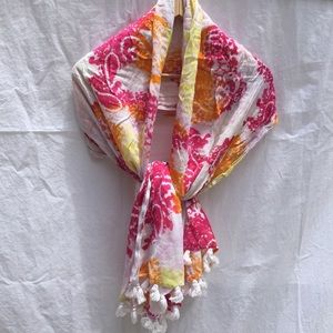 Banana Republic floral scarf