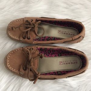 Sperry's for girls size 10 1/2 for preschoolers