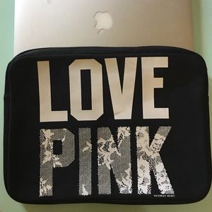 VS Pink Laptop Case