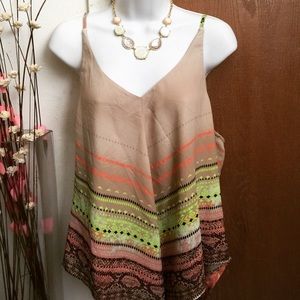 Sleeveless Handkerchief Top