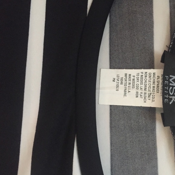 Black and white striped dress - Picture 2 of 3