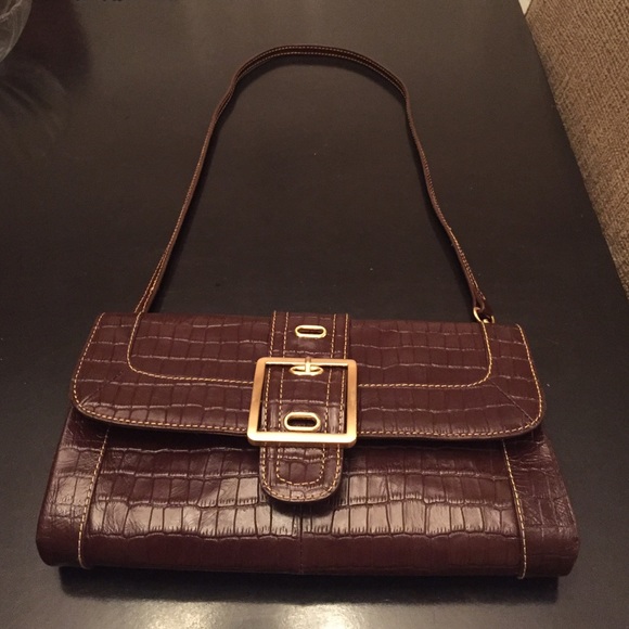 MAXXIMUM Handbag w/detachable strap • BROWN 👜 EUC