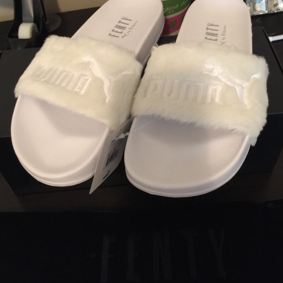 PumaXRihanna Leadcat Fenty white slides - Picture 4 of 4