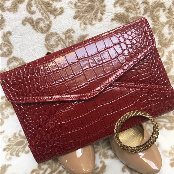 ALDO Red Clutch