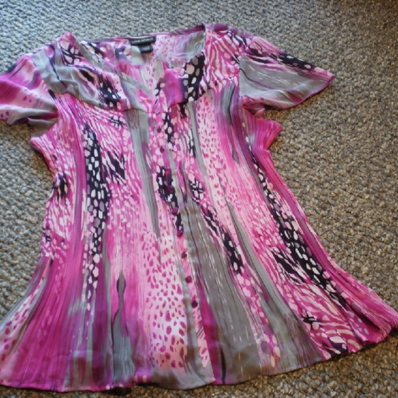 "Lane Bryant" Pleated Blouse(Reduced. 7/11
