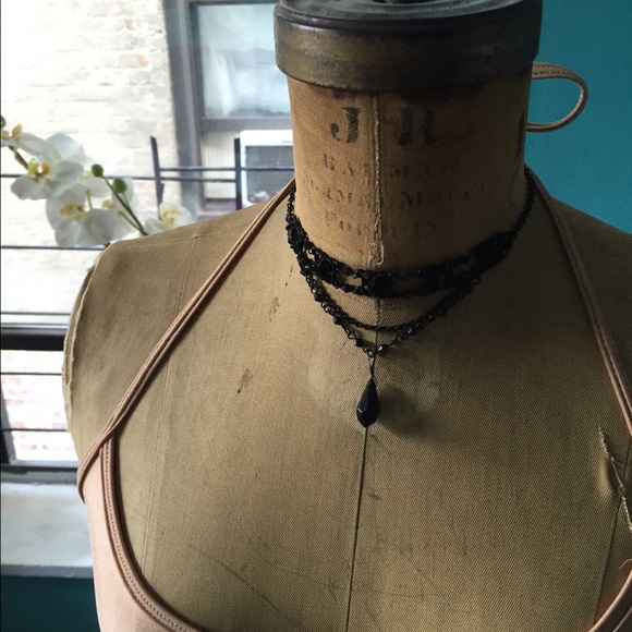 Vintage black choker