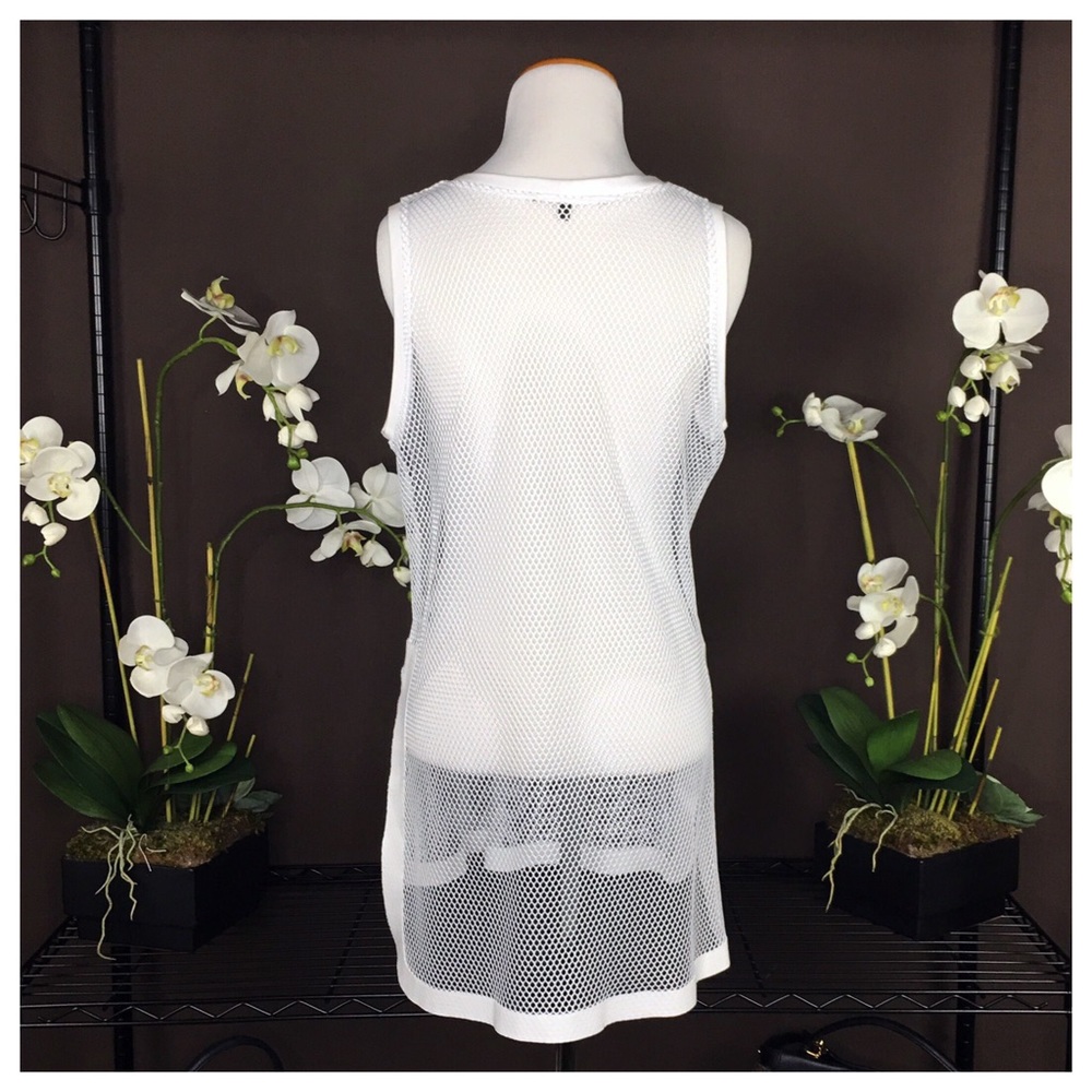 🎉 ROBERT RODRIGUEZ WHITE MESH  WORKOUT TOP - Picture 4 of 8