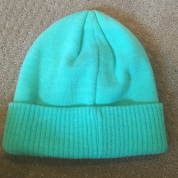 Y & R Turquoise beanie - Picture 2 of 3