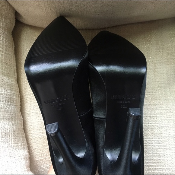 Colin Stuart Flower Heel Tall Pointy Toe Heels - Picture 3 of 4