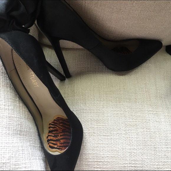 Colin Stuart Flower Heel Tall Pointy Toe Heels - Picture 4 of 4