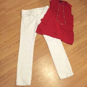 Lilly Pulitzer Worth straight jeans. Like new