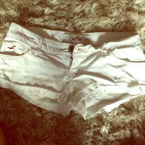 White Hollister Shorts