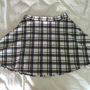 American apparel plaid circle skirt