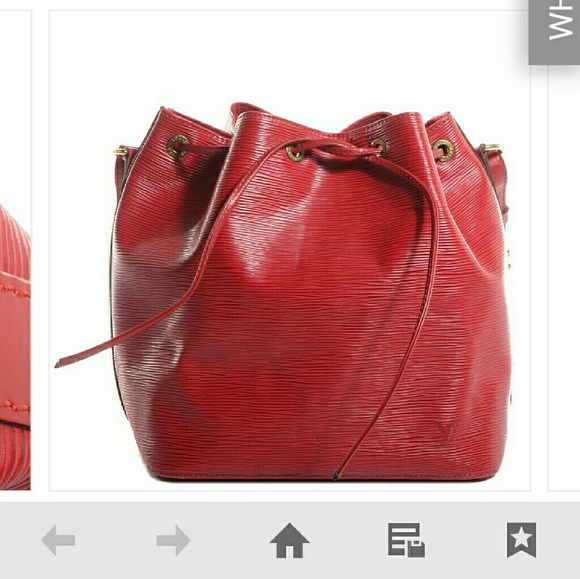 Loius Vuitton  vintage epi petit noe red bag - Picture 2 of 4