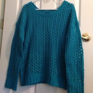 Blue sweater from Wet Seal