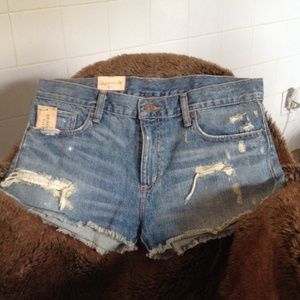 NWT Ralph Lauren Boyfriend Cut Off jean shorts