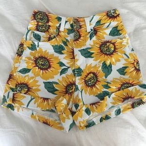 American apparel sunflower shorts