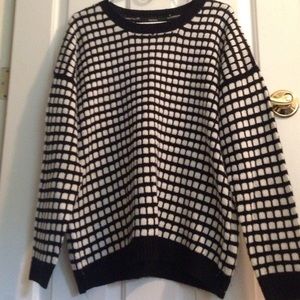 Black and white sweater from Forever 21