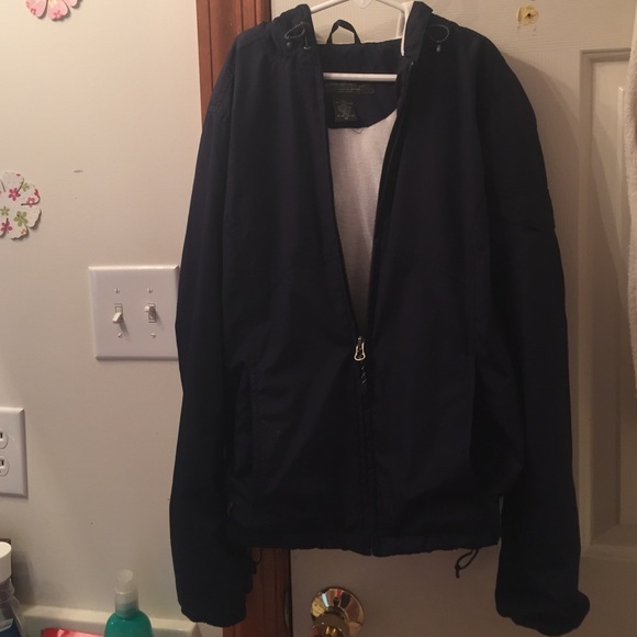 Navy Rain Jacket
