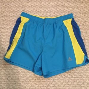 Blue Adidas shorts
