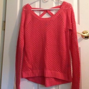 Pink sweater from Charlotte Russe