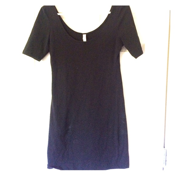Black cotton dress