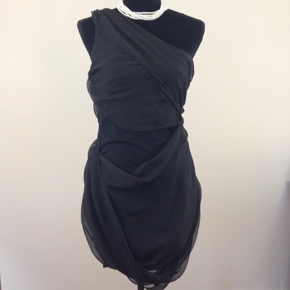 Black One Shoulder Dress