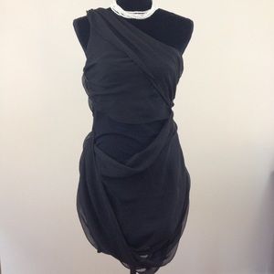Black One Shoulder Dress