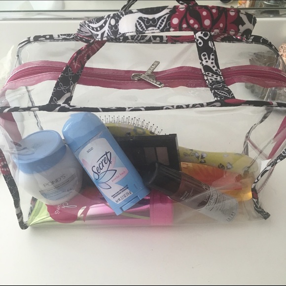 SUPER CUTE CLEAR TRAVEL BAG💖💗