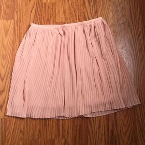 Pleated Pink Skirt