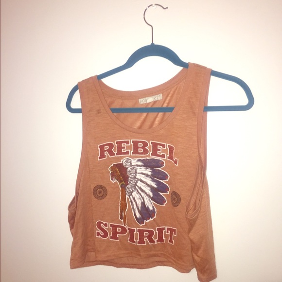 Forever 21 Rebel Spirit Cutoff Muscle Tee