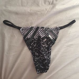 Lavender and black Victoria secret panty