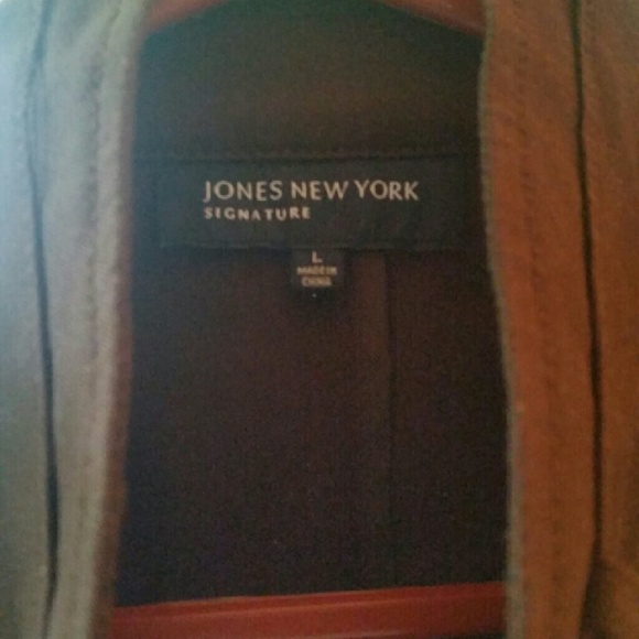 Jones of NewYork Signature Brown Belted Jacket
