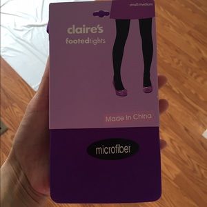 Purple Footed Tights