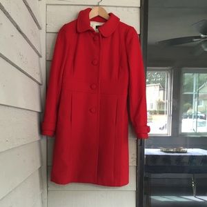 J.Crew red coat
