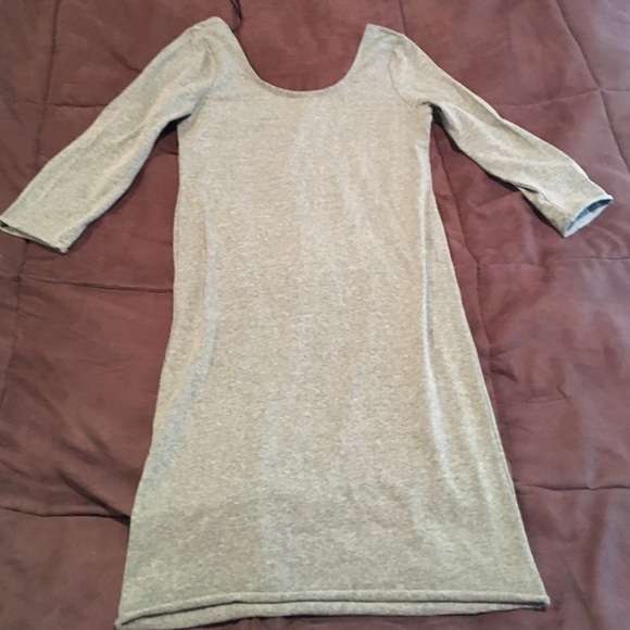 Grey dress branded by H&M