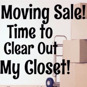 Moving across country everything must go.