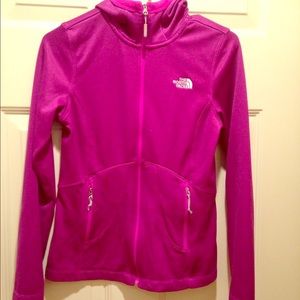 North Face zip up fleece jogger. Lightweight