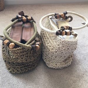 Straw purses