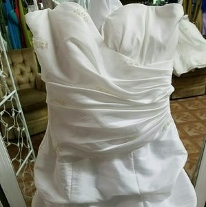 Ruffled Country Wedding Gown