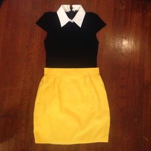 Canary Yellow Mini Skirt