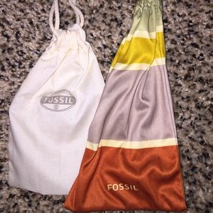 Fossil sunglasses bags